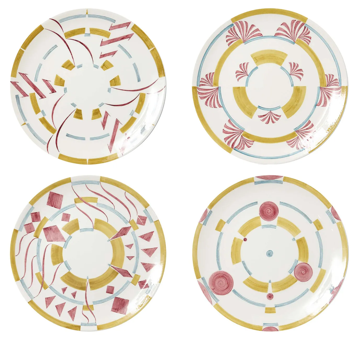 Set of 4 Gymmetria Dinner Plate #2