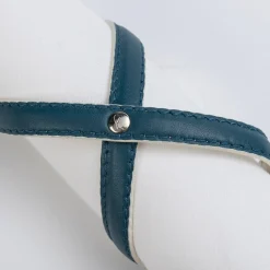 Set of 2 Heathcliff Amalfi Blu and Luna White Napkin Holders