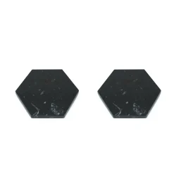 Set of 4 Hexagonal Marble Coasters