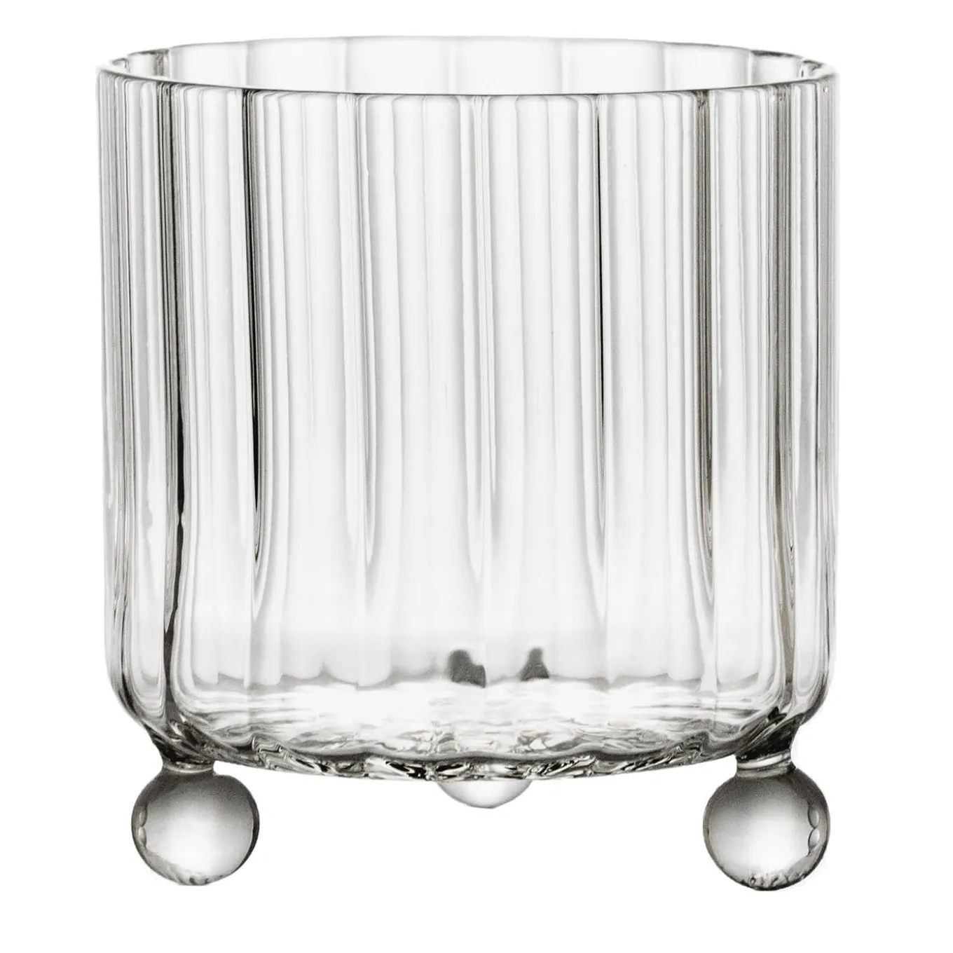 Set of 2 High Spirits Clear Lowball Glasses