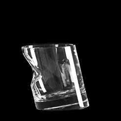 Set of 6 Ice Stopper Crystal Water Glasses by Angelo Mangiarotti