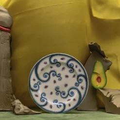 Set of 4 Iznik Dinner Plates