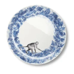 Set of 4 Jungle dessert plates