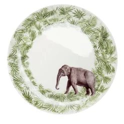 Set of 4 Jungle dessert plates
