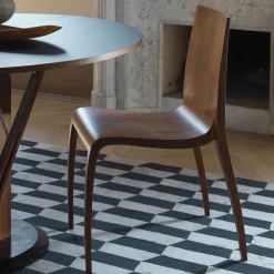 Set of 2 Ki Wood Chairs by Mario Bellini