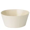 Set of 6 Large Matte White Ceramic Bowls