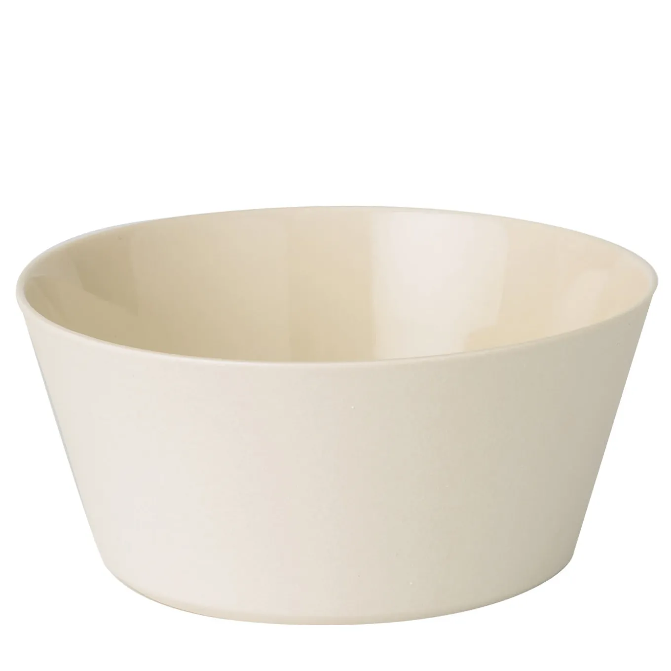 Set of 6 Large Matte White Ceramic Bowls