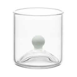 Set of 4 Las Chicas Black & White Shot Glasses