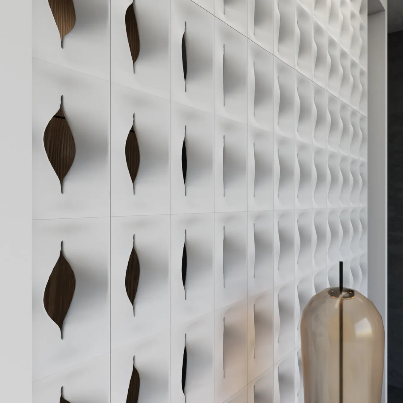 Set of 15 Leone White Plaster Screenblock