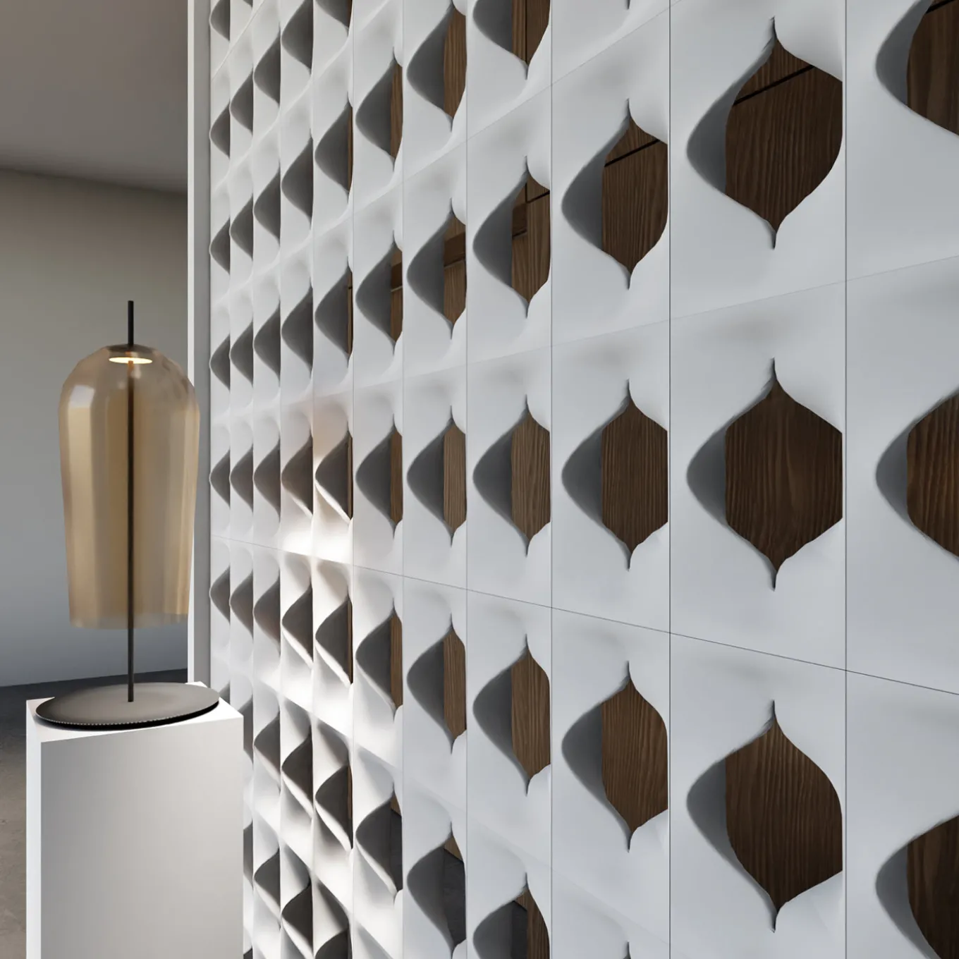 Set of 15 Leone White Plaster Screenblock