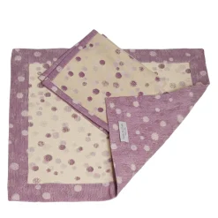 Set of 2 Lilac and Violet Placemats With Napkins