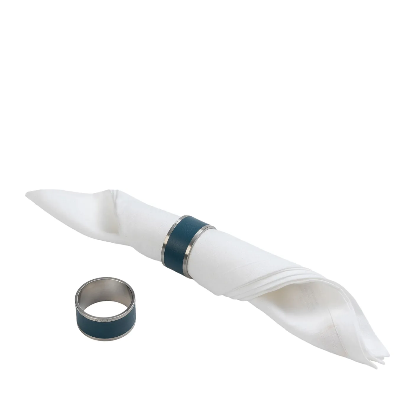 Set of 2 Madeleine Amalfi Blue Napkin Holders