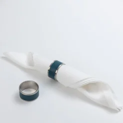 Set of 2 Madeleine Amalfi Blue Napkin Holders