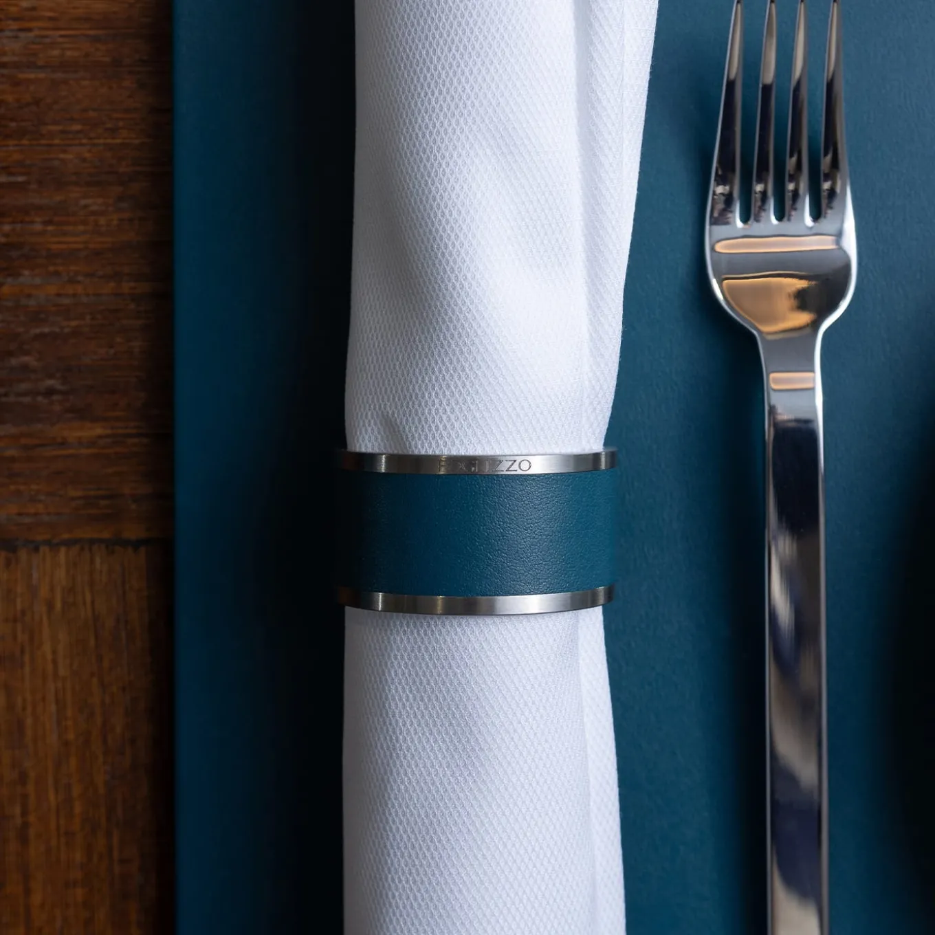 Set of 2 Madeleine Amalfi Blue Napkin Holders