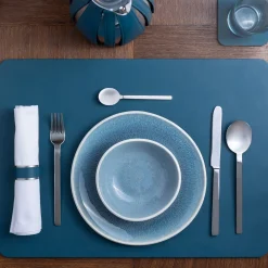 Set of 2 Madeleine Amalfi Blue Napkin Holders