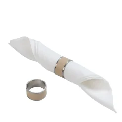 Set of 2 Madeleine Cappuccino Beige Napkin Holders