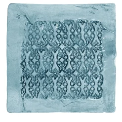 Set of 2 Marocco Square Azure Trivets