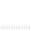 Set of 6 Maxi Minimes Transparent Glasses