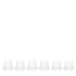 Set of 6 Maxi Minimes Transparent Glasses