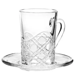 Set of 6 Metà Morphosis Tea Cups and Saucers