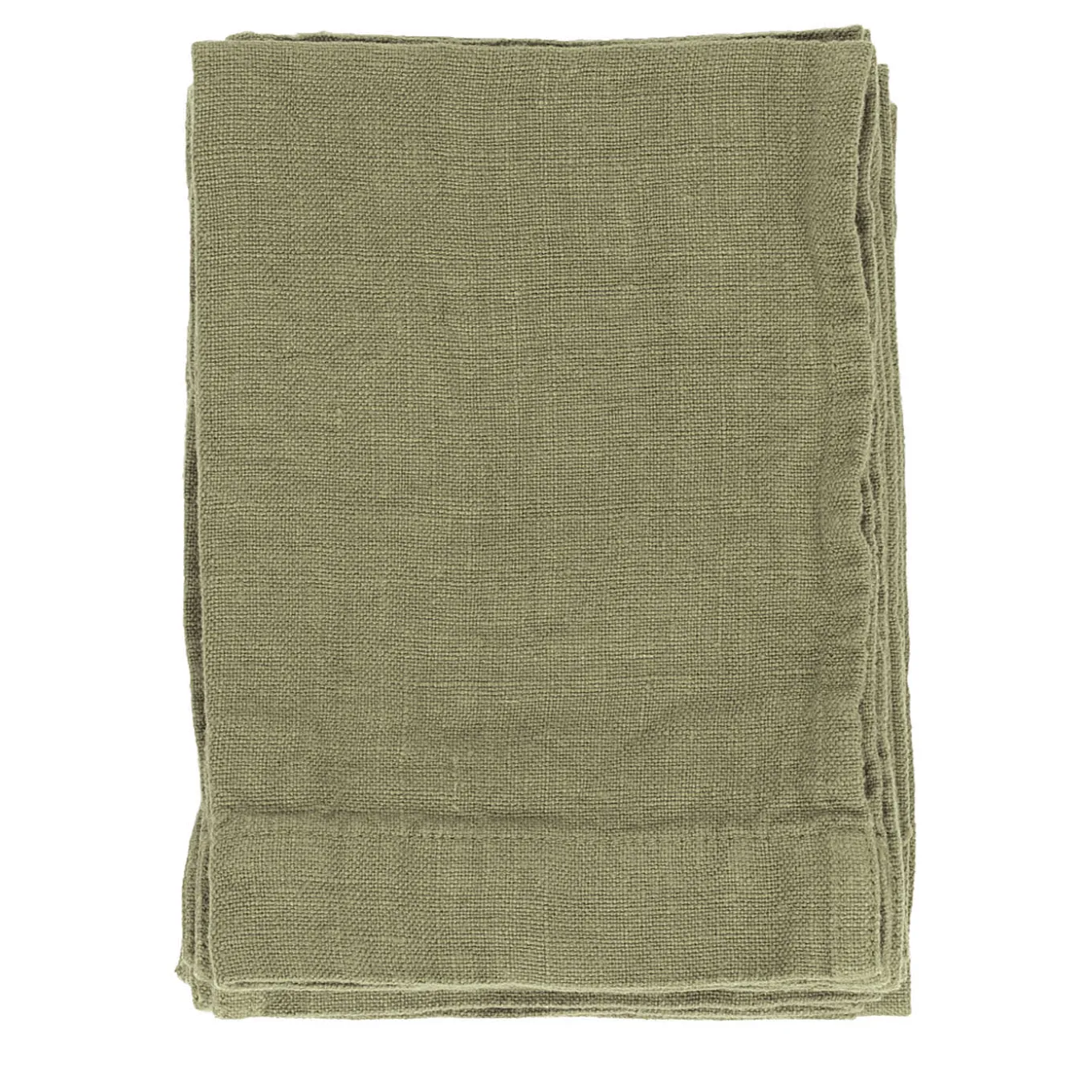 Set of 4 Mint Linen Hand Towels