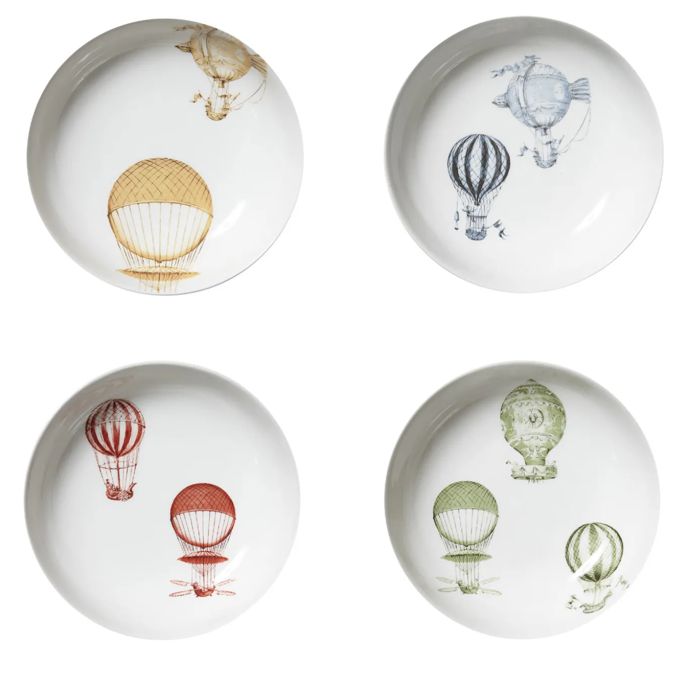 Set of 4 Mongolfiere Bowls