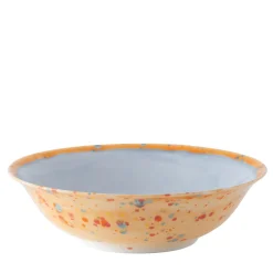 Set of 2 Murrine Gray Medium Salad Serving Bowls
