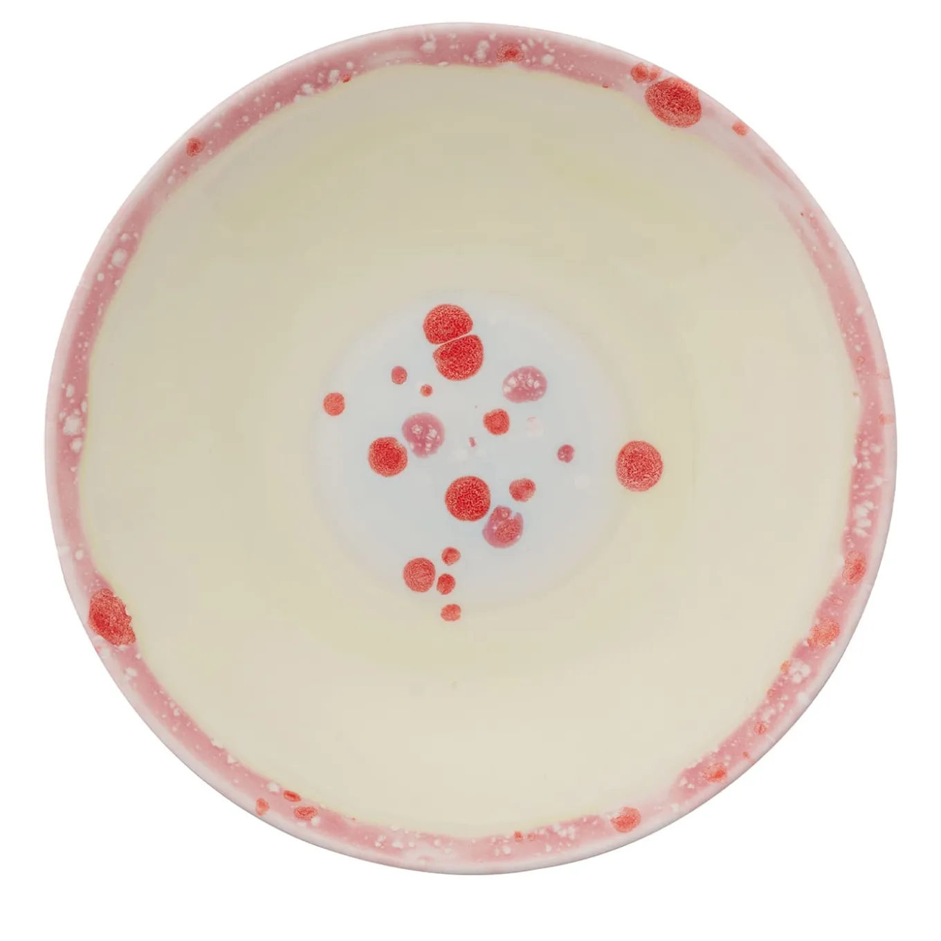 Set Of 2 Murrine Green Coupe Dessert Plates