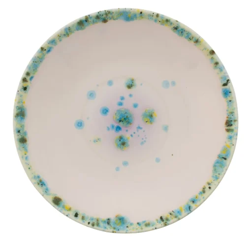 Set Of 2 Murrine Lilac Coupe Soup Plates