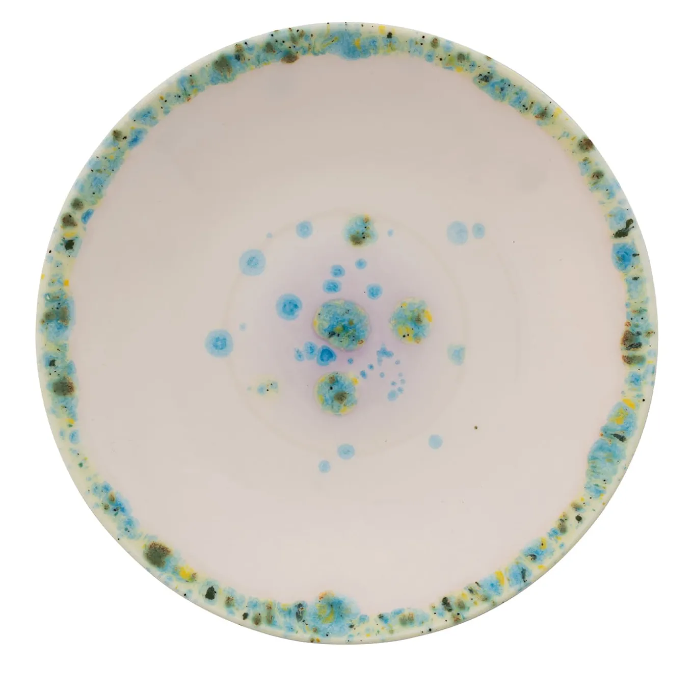 Set Of 2 Murrine Lilac Coupe Soup Plates