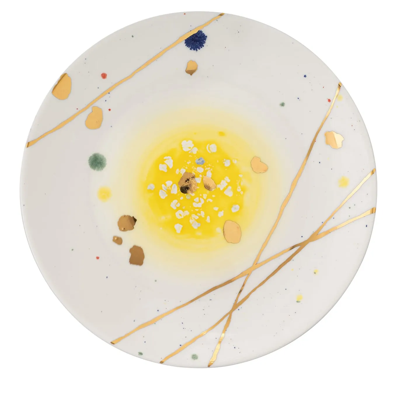 Set Of 2 Naples Coupe Dessert Plates