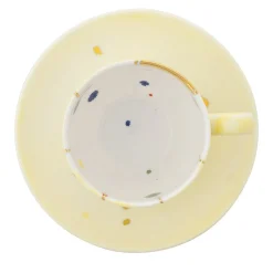 Set of 2 Naples Squared Coffee Cups and saucers