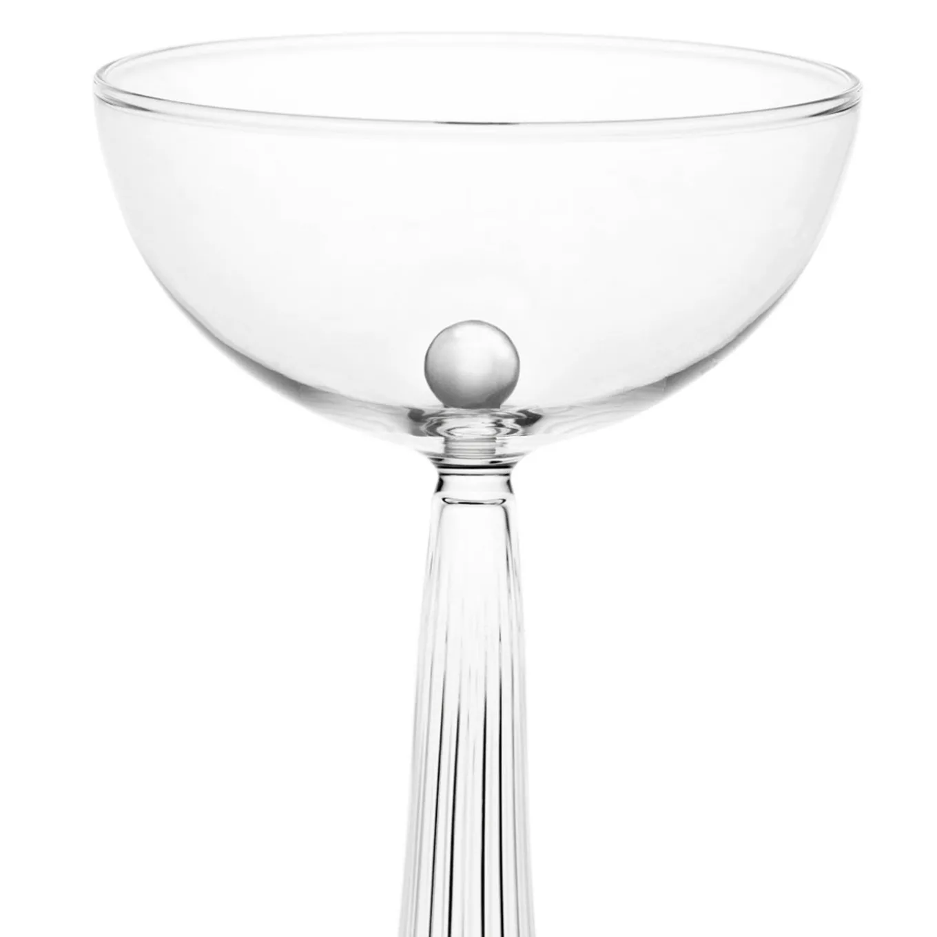 Set of 2 Nereida Transparent Coupe Glasses