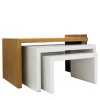 SET OF 3 NESTING STYLE SIDE TABLES