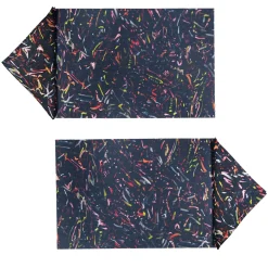 Set of 2 Night Lights Coated Rectangular Placemats and napkins