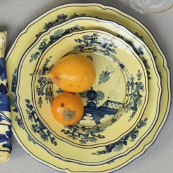 Set of 6 Oriente Italiano Citrino Dinner Plates