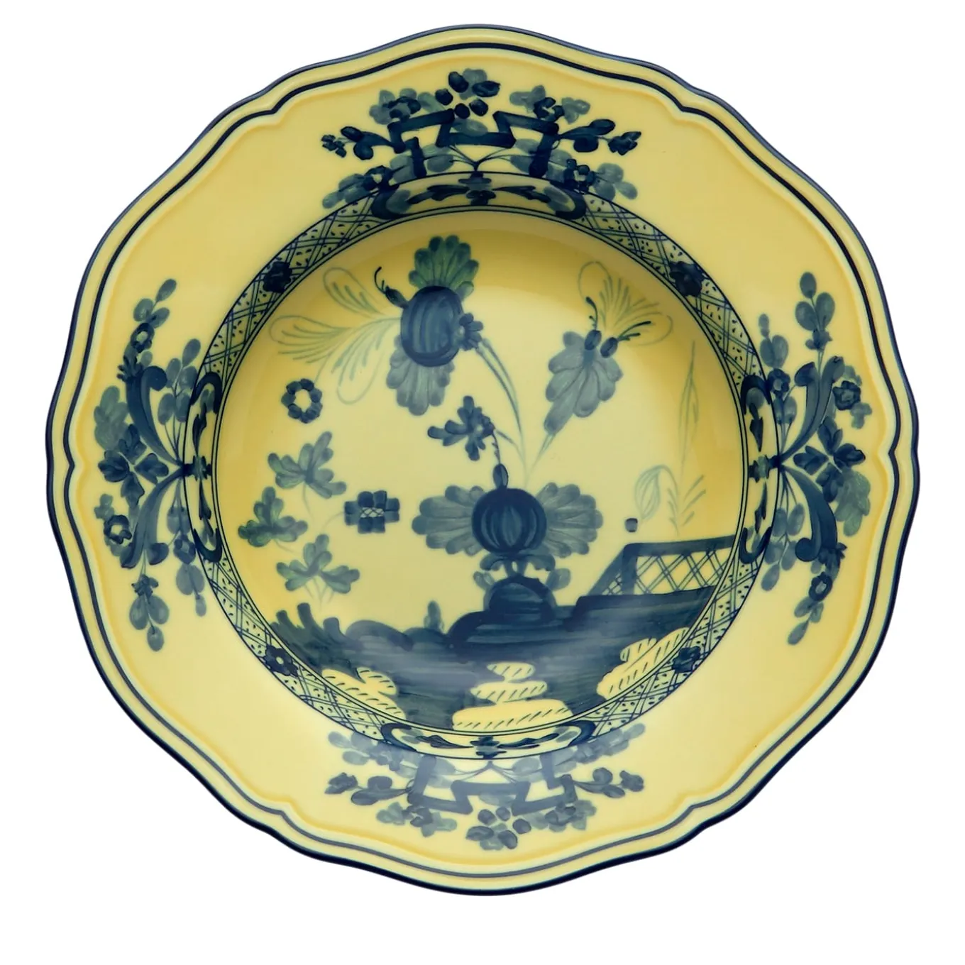 Set of 6 Oriente Italiano Citrino Soup Plates