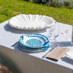 Set Of 3 Pampelonne Maculato Ceramic Plates