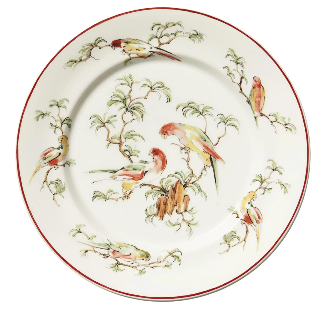 Set of 4 Pappagallini Dinner Plates