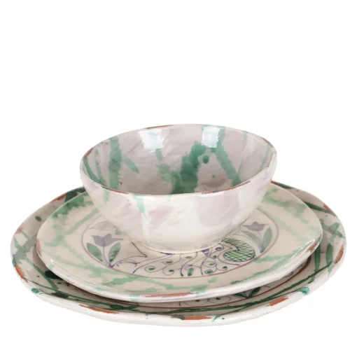 Set of 4 Pavone Ceramic Bowls