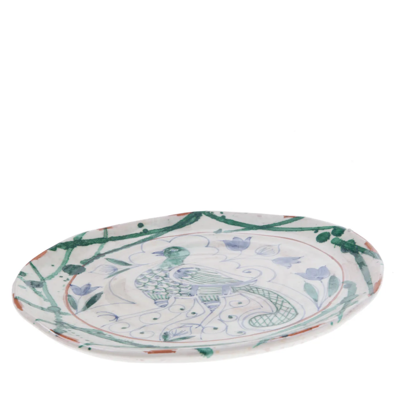 Set of 4 Pavone Ceramic Dessert Plates