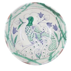 Set of 4 Pavone Ceramic Plates