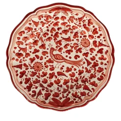 Set of 2 Peacock Dessert Plates #1