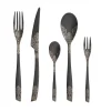 Set of 30 pieces Devorè Matte Black Silverware