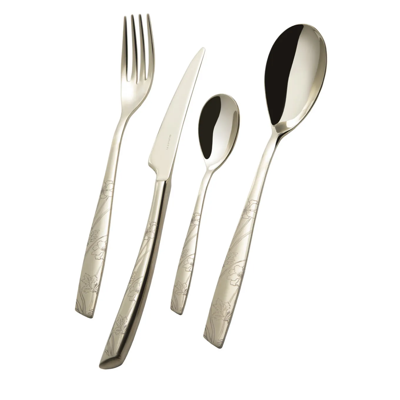 Set of 24 Pieces Lady Champagne Silverware