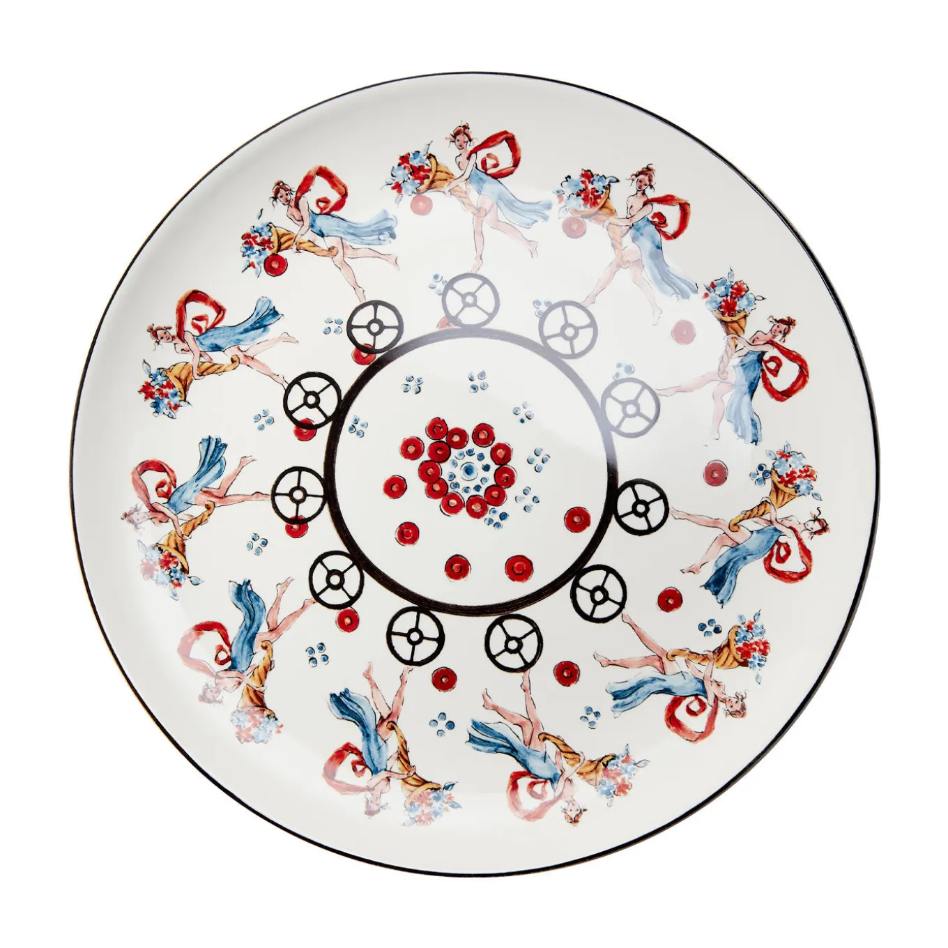 Set of 4 Play Plates dessert plates-Story #1
