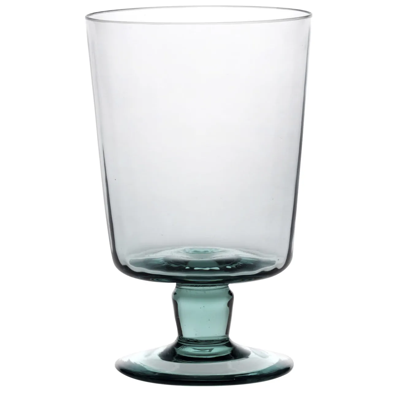 Set of 6 Plissè Acquamarina Stem Glasses