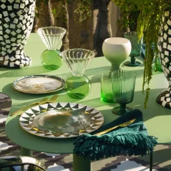 Set of 6 Plissè Baltico Stem Glasses