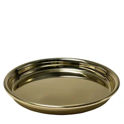 Set of 2 Polished Brass Coasters