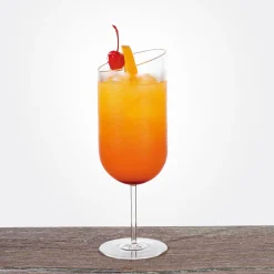 Set of 2 Pop Slant Cut Cocktail Glasses